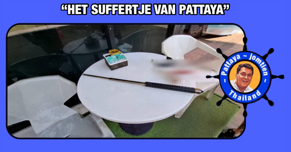 Engelsman in Pattaya gewond na aanval door een Thaise man met een ijzeren wapenstok