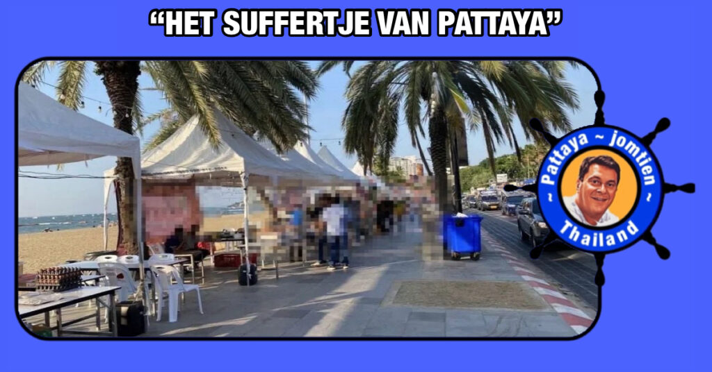 Thaise man op Pattaya Beach gefilmd terwijl hij zichzelf in het bijzijn van toeristen verwende