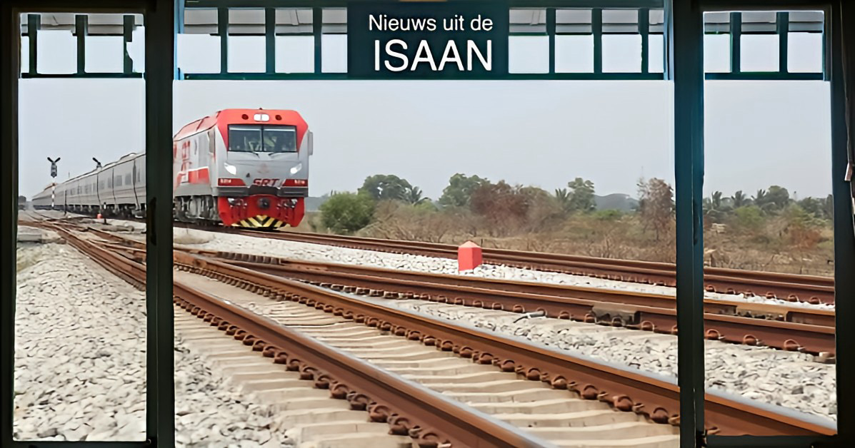 Het nieuwe spoortraject Thailand-China wordt in de Isaan met enthousiasme ontvangen