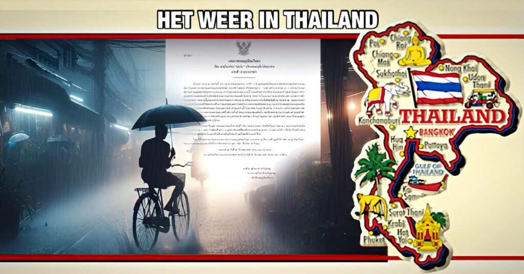 De tropische storm “PABUK” is op weg naar Vietnam en heeft voor het grootste deel van Thailand regen in petto
