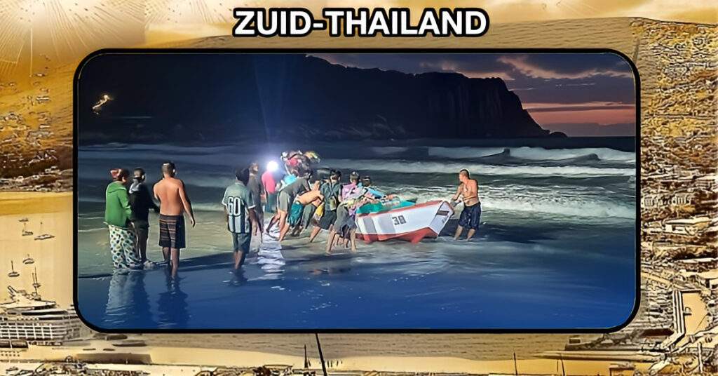 Nederlandse toerist ontsnapt aan de dood in Thailand na omgeslagen boot: kapitein onder invloed van drugs