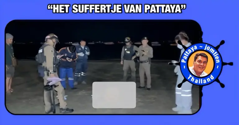 Russische vrouw vanmorgen voor de kust van Pattaya verdronken