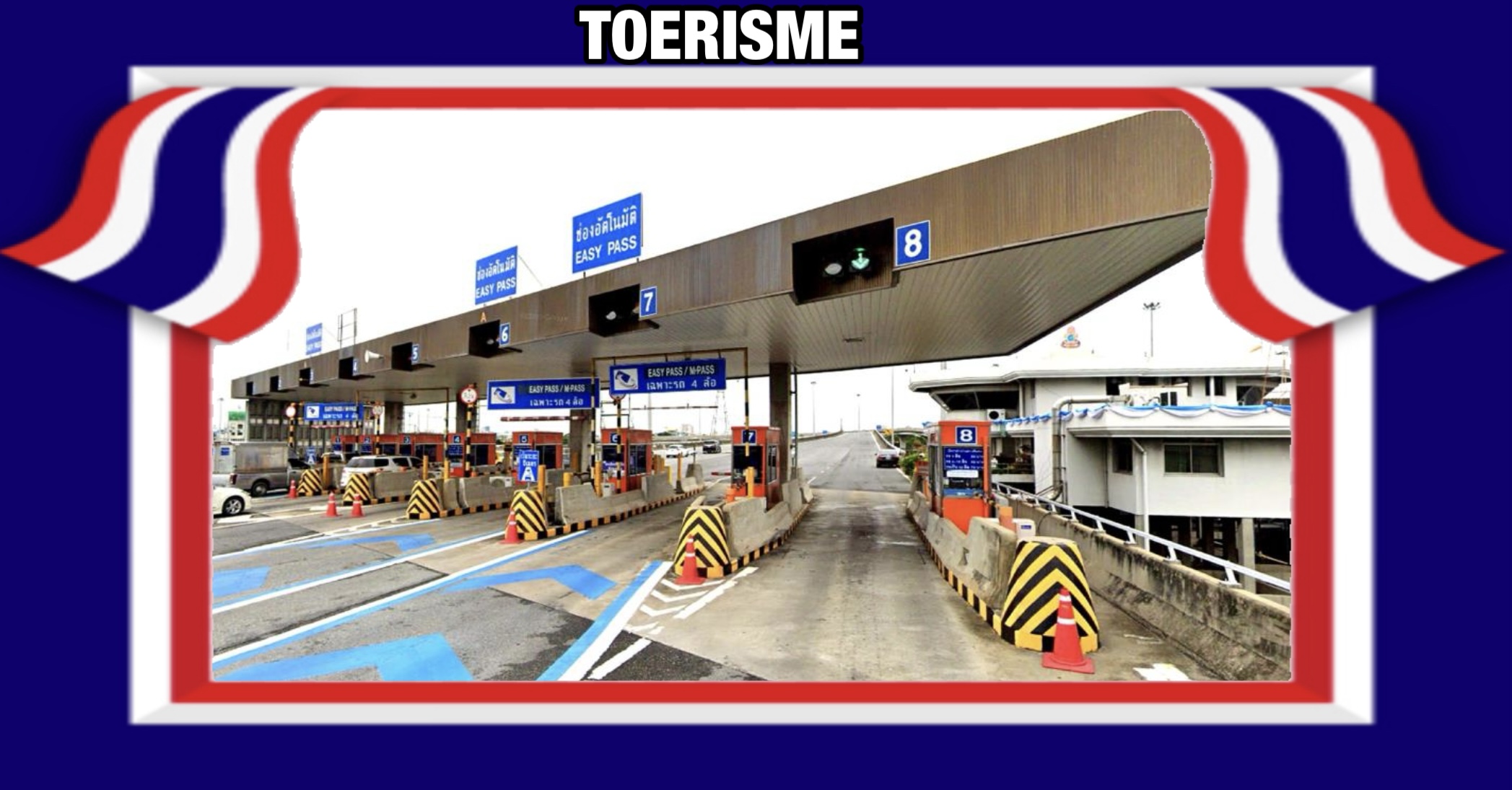 Cadeautje voor de reislustigen in Thailand, 8 dagen vrije toldoorgang rond Bangkok naar omliggende provincies