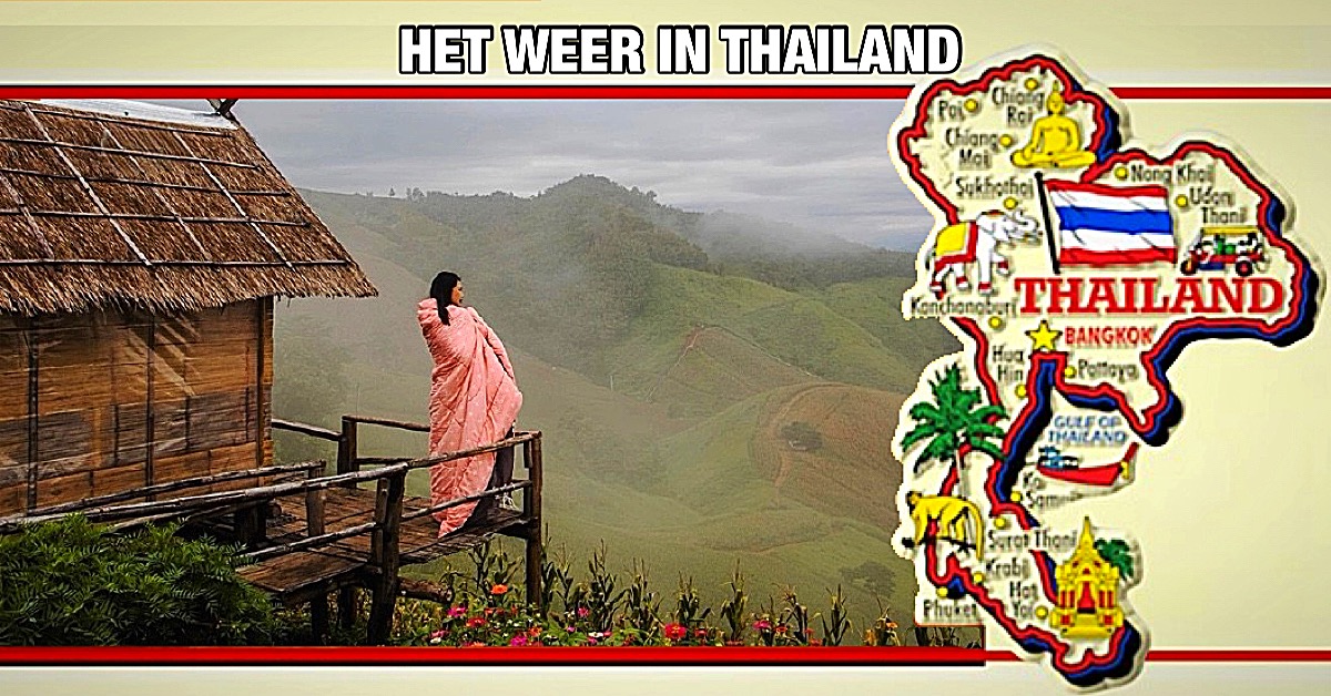 Regen of zonneschijn, het is tijd voor kou in het noorden van Thailand