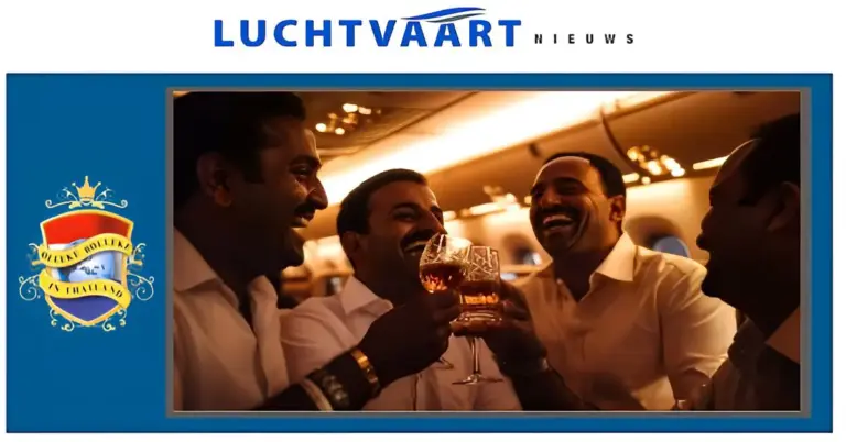 Feeststemming op inaugurele vlucht Air India Express naar Thailand: Passagiers dronken zich helemaal “klem”