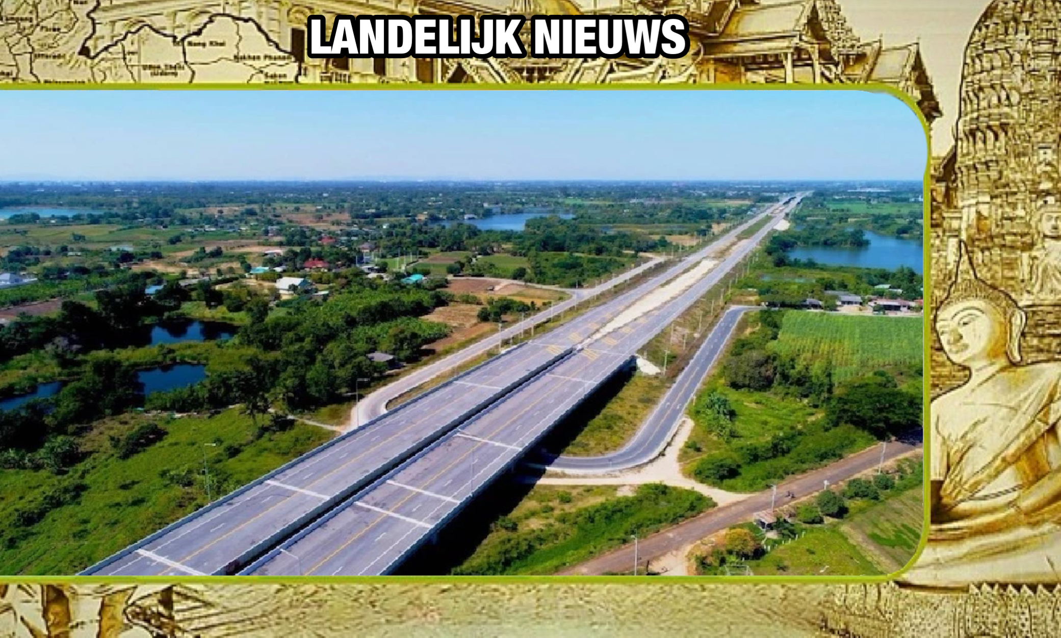 De nieuwe snelweg van Bang Yai naar Kanchanaburi (West-Thailand) is volgend jaar na Songkran elk weekend gratis toegankelijk.