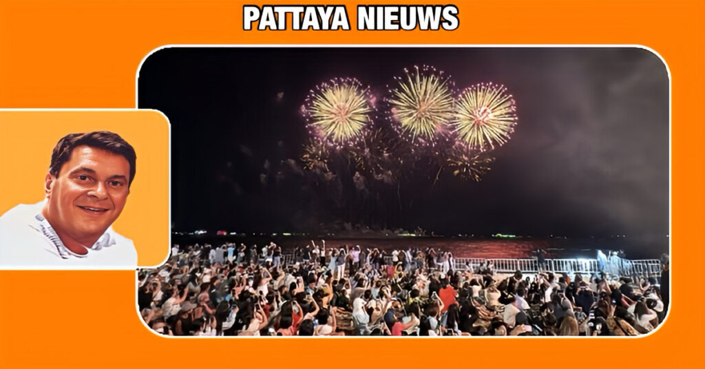 Een avond om te onthouden, het nieuwjaarsfeest van Pattaya trok massaal publiek