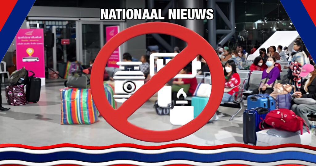 Nieuwe veiligheidsmaatregelen in Thailand, géén gevaarlijke stoffen meer in openbaar busvervoer