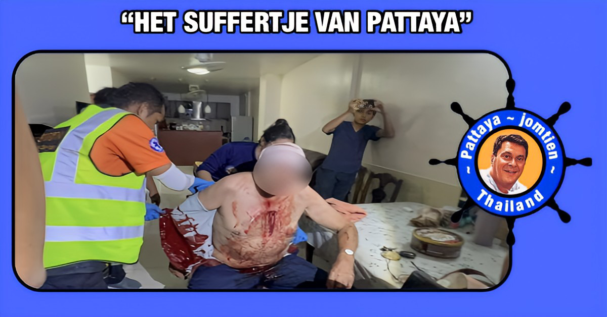 Vandaag is in Pattaya een 80-jarige Belgische man aangevallen en beroofd door een bende tieners.