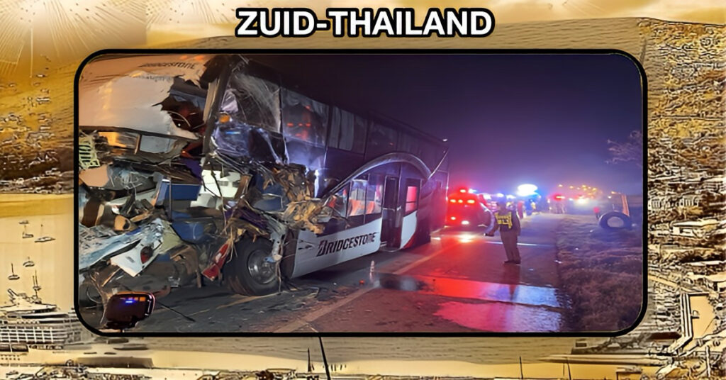 Drie Nederlanders gewond bij ernstig busongeluk in Zuid-Thailand