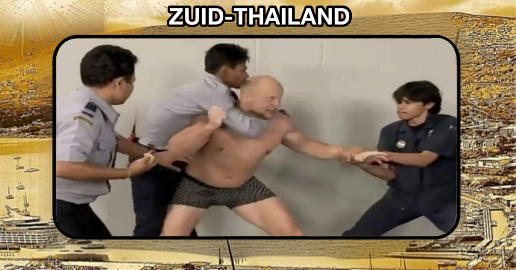 🎥 | Dronken Russische toerist in Zuid-Thailand aangeklaagd na aanval op politie