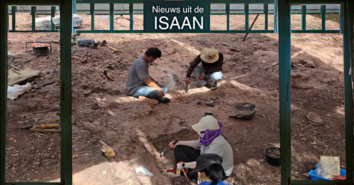 Oude reuzen herleven in Noordoost-Thailand, nu er dinosaurusskeletten van 100 miljoen jaar oud in Khon Kaen zijn ontdekt