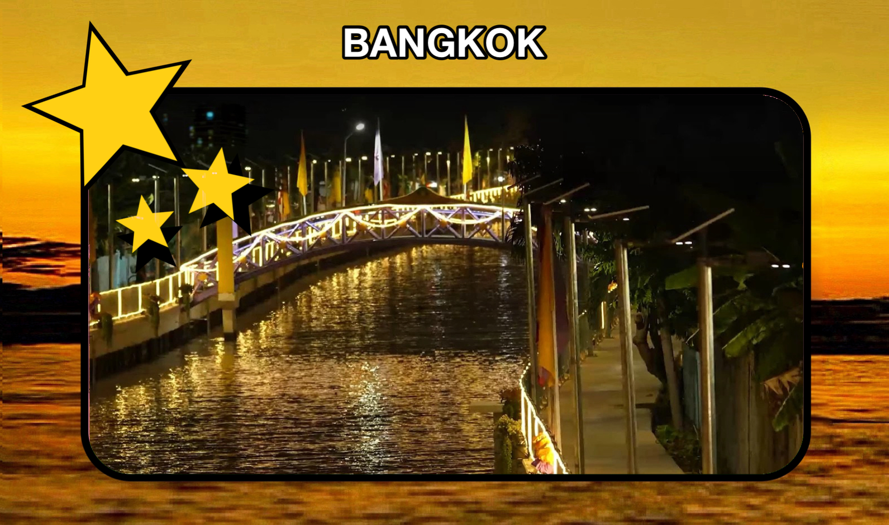 Kerstmagie in Bangkok: Duizenden lichtjes brengen het kerstgevoel bij het Khlong Prem Prachakorn kanaal naar boven