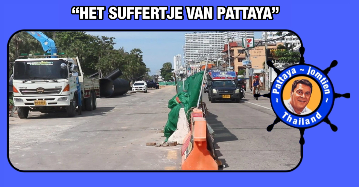 De herinrichting van Jomtien Beach Road gaat gepaard met een zorgwekkende toename van verkeersongelukken, soms met dodelijke afloop.