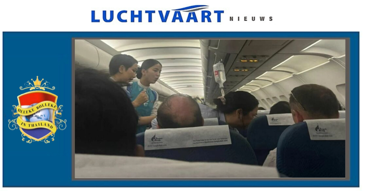 Verpleegkundige expertise: Thaise verplegers nemen het heft in handen op vlucht van Phuket naar Bangkok