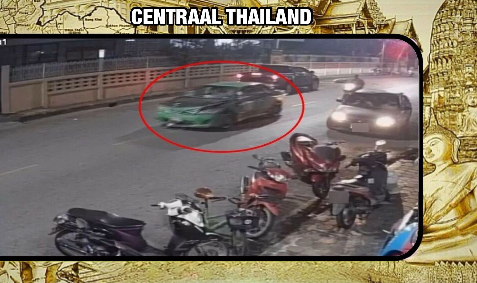 Chaos in Centraal-Thailand: Man rijdt in op menigte, met meerdere gewonden tot gevolg