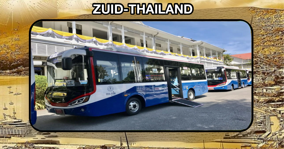 Phuket lanceert elektrische bussen om verkeer en luchtvervuiling te verminderen