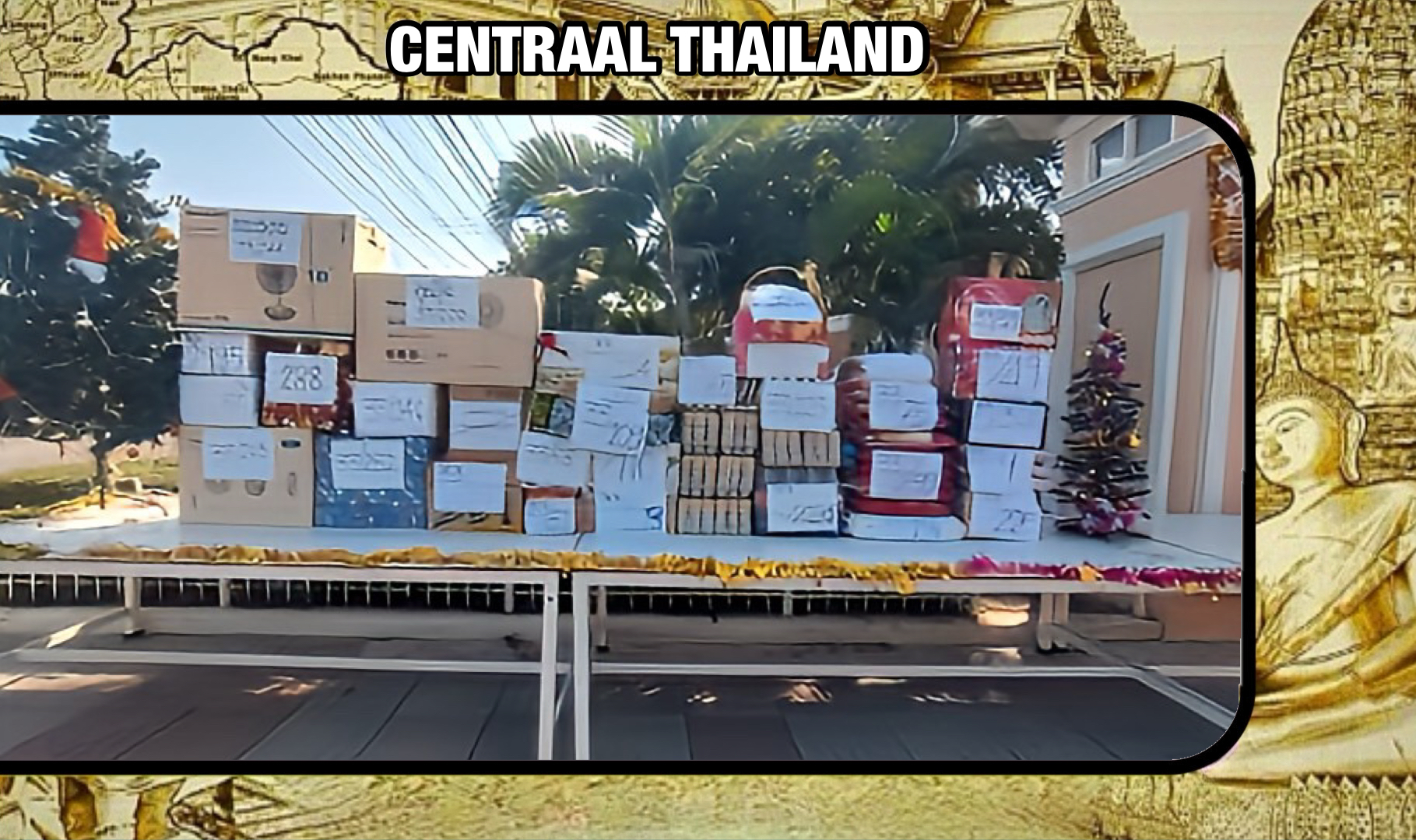 Generositeit in Thailand: Bewakers Pathum Thani ontvangen hartverwarmende nieuwjaarsgeschenken voor hun trouwe diensten