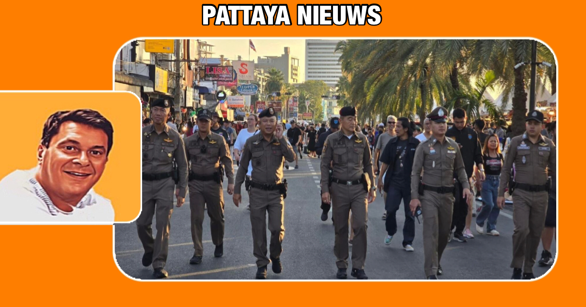 Toeristen kunnen met een gerust hart genieten van de feestelijkheden in Pattaya, dankzij de inzet van de provinciale politie