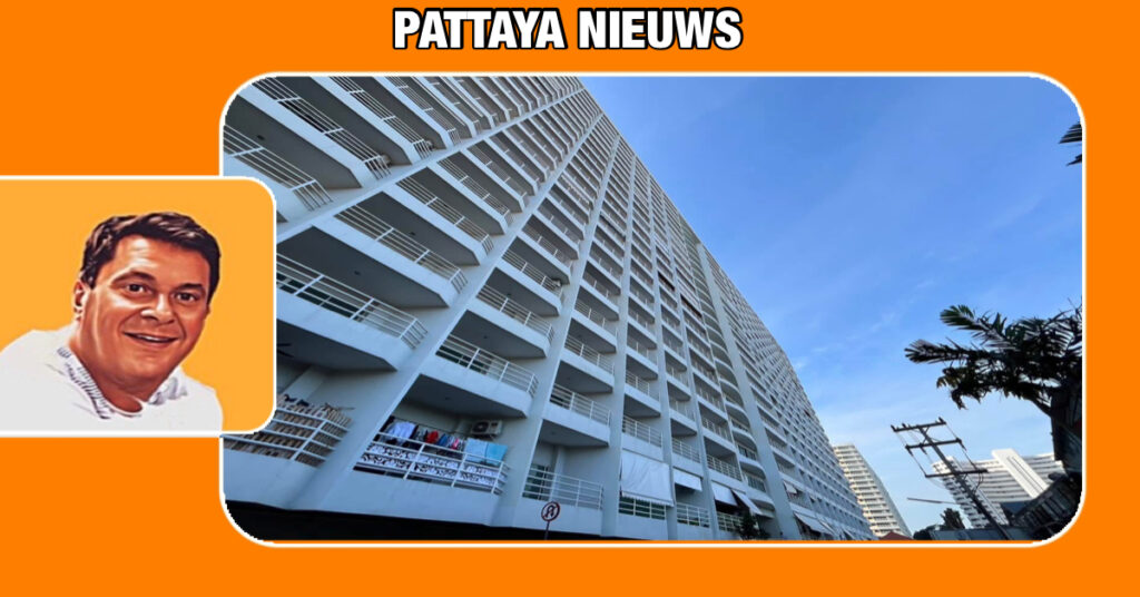 Vanochtend heeft een buitenlandse man op het punt gestaan om van het View Talay C gebouw aan de Thappraya Road in Pattaya te springen.