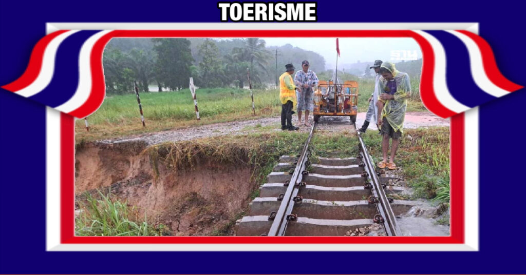 Het treinreizen door Zuid-Thailand is onderbroken door overstromingen, hier enkele belangrijke updates: