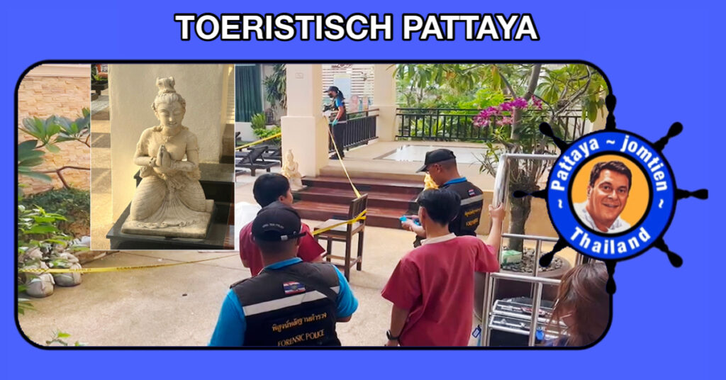 Canadese toerist overlijdt in Pattaya nadat hij zijn hoofd stootte tegen een standbeeld van een Thaise klassieke danseres