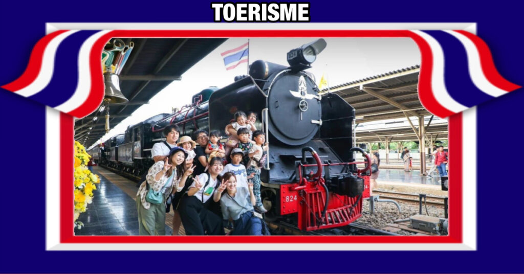 Staatsspoorwegen van Thailand** reed gisteren met twee oude stoomlocomotieven een speciale “vaderdagsrit” van Bangkok naar Chachoengsao. De trein is gemist…niet getreurd!