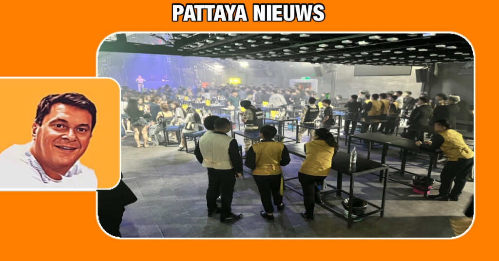 De politie viel vanmorgen een nachtclub in Pattaya binnen, waarbij grote hoeveelheden drugs werden aangetroffen.