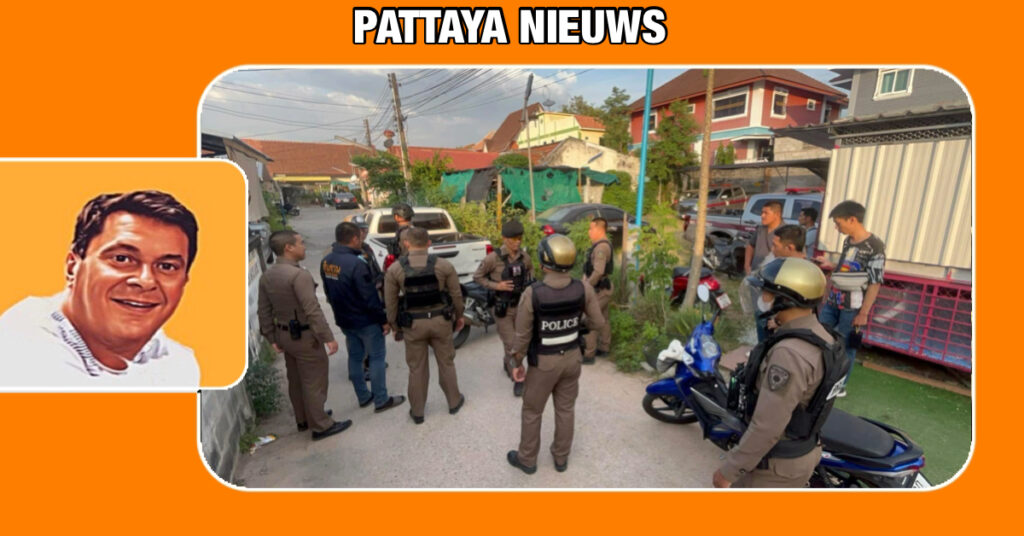 Dronken politieagent schiet in het Tambon Nongprue van Pattaya meerdere keren in de lucht en creëert daarmee paniek onder de bewoners.