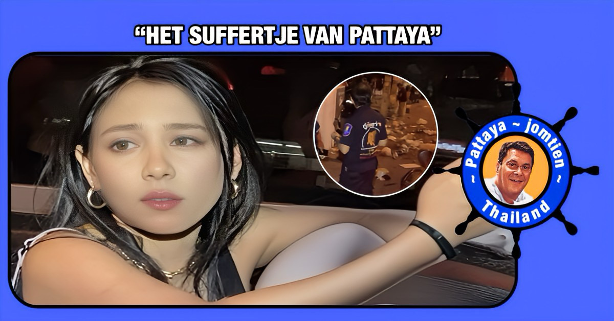 Een opmerkelijke gebeurtenis in Pattaya: een dronken Aziatische man heeft vanmorgen een ‘Som Tam Saleng’ total loss gereden