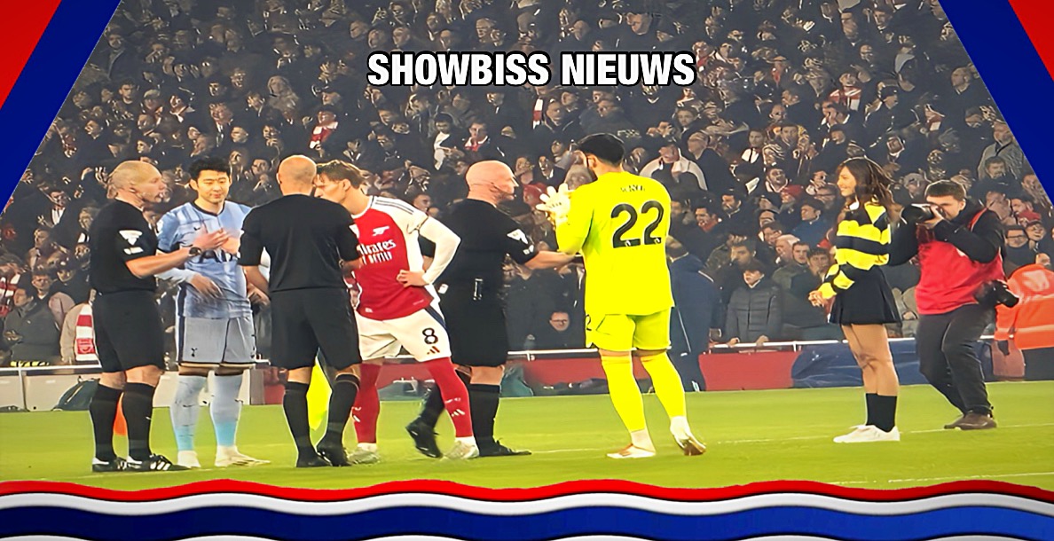 KRUIS OF MUNT, de uit Thailand afkomstige K-pop koningin schitterde in Londen met het opwerpen van een muntje tussen Arsenal en Tottenham Hotspur