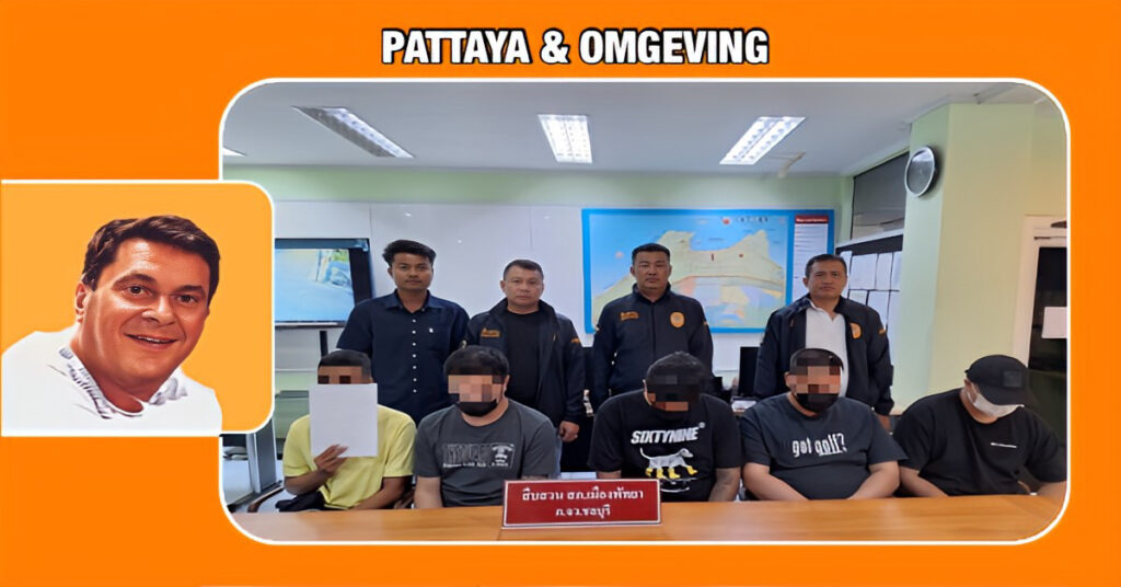 UPDATE | Vijf fanatieke leden van de ‘Bobby Bende’ gaven zich na een intensief rechercheonderzoek bij de politie van Pattaya aan.