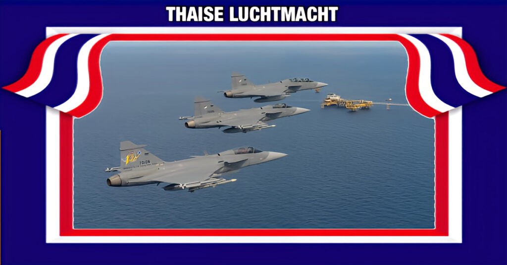 Thaise Luchtmacht kiest definitief voor Gripen-jets boven F-16’s