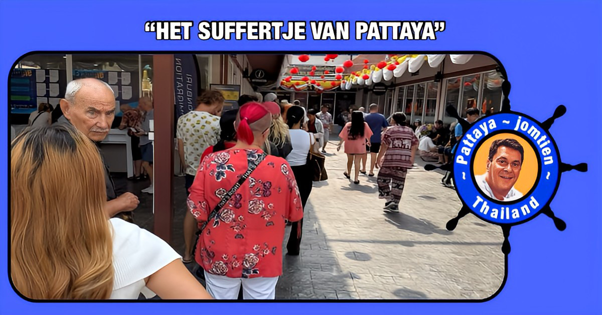 Het is een drukte van jewelste bij de immigratiedienst Chonburi in Pattaya