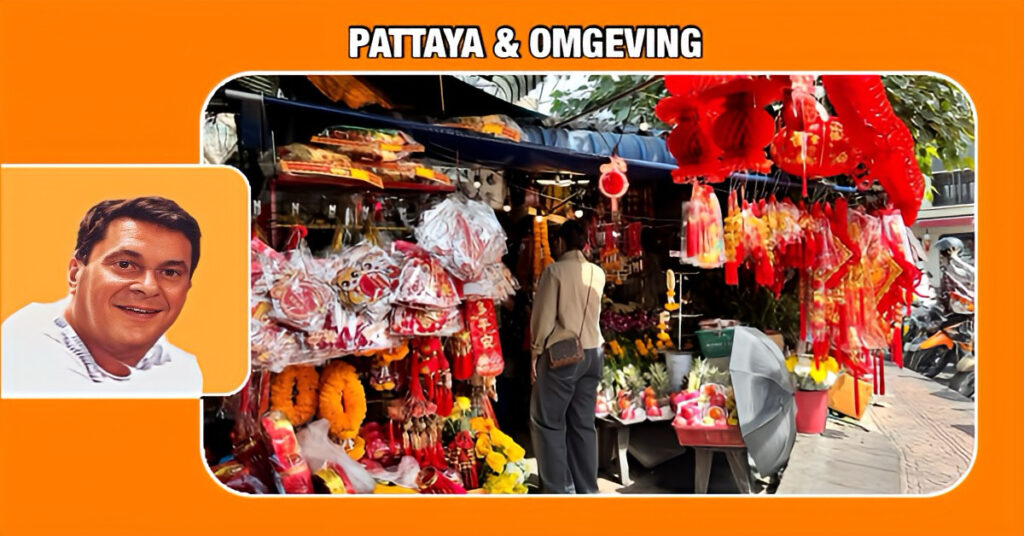 De winkeliers in Pattaya zijn er helemaal klaar voor, ook aan de oostkust van Thailand belooft het een groot spektakel te worden