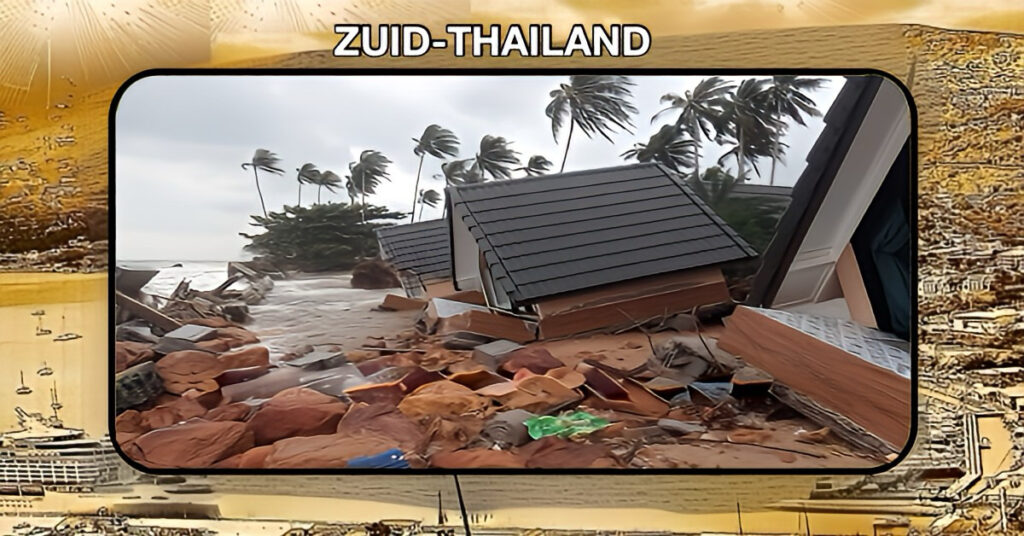 Hoge golven en overstromingen treiterden Surat Thani, ook Koh Phangan ontkwam daar niet aan!