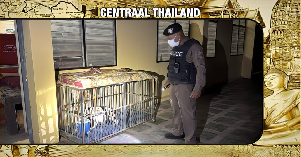 Een pitbull viel in Thailand de secretaris van de abt aan, het levenloze lichaam van de man werd twee dagen later aangetroffen.