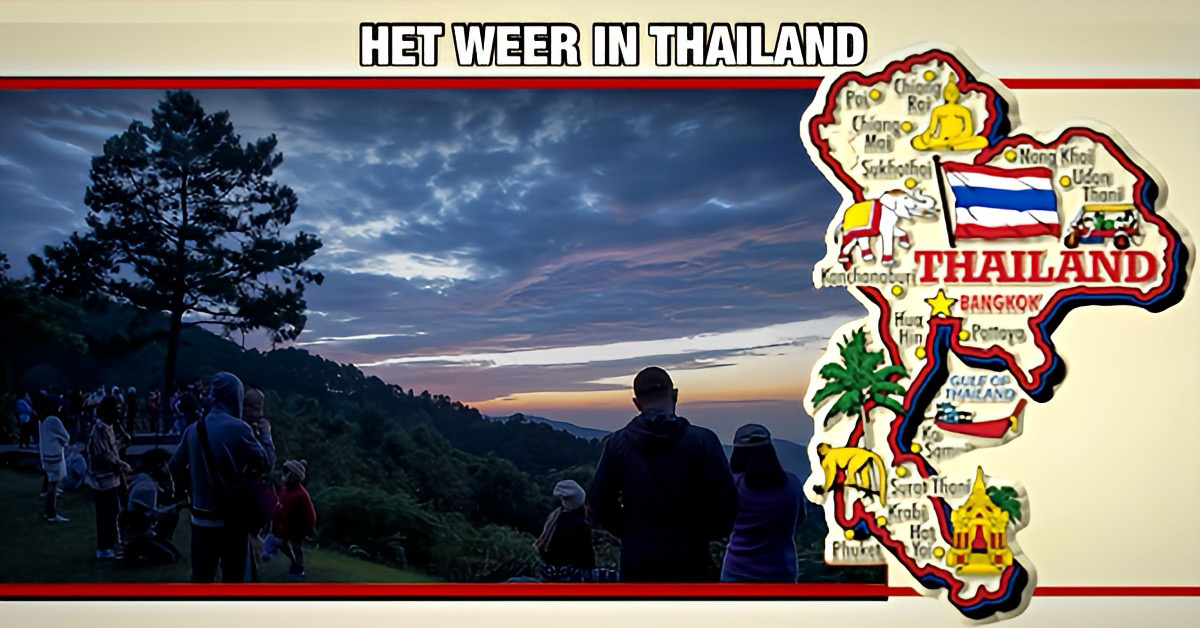 Goedemorgen, Thailand! Hier is het weerbericht van uw weerbeer Olleke Bolleke voor zondag 19 januari