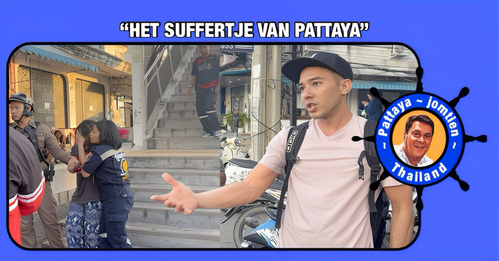 Dankzij het kloeke optreden van een Amerikaanse toerist werd het leven van een hysterisch meisje in Pattaya gered.