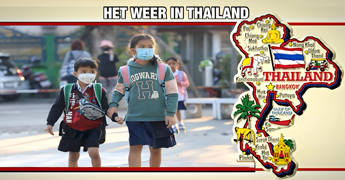 Het is zoals het is: de wind en kou blijven aanhouden in Thailand.