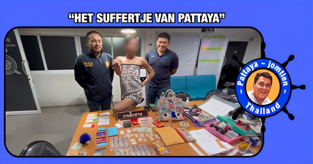 Ongewenste verrassing in Pattaya, nadat ontdekt werd dat een “kathoey” in politiebureau gebruikte 