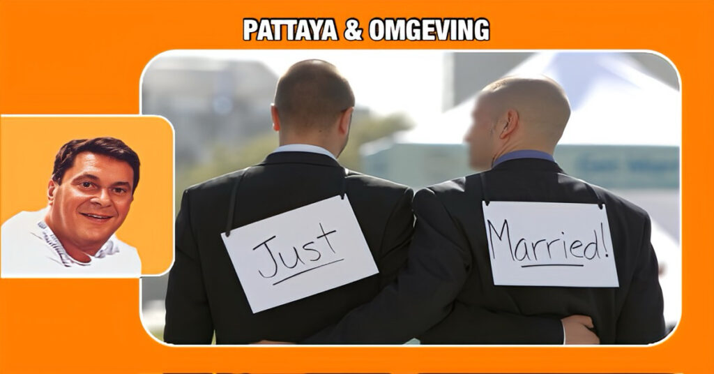 Pattaya, waar véél kan maar niets moet, wordt door promotors schromelijk over het hoofd gezien als bestemming voor homo-huwelijken❗️