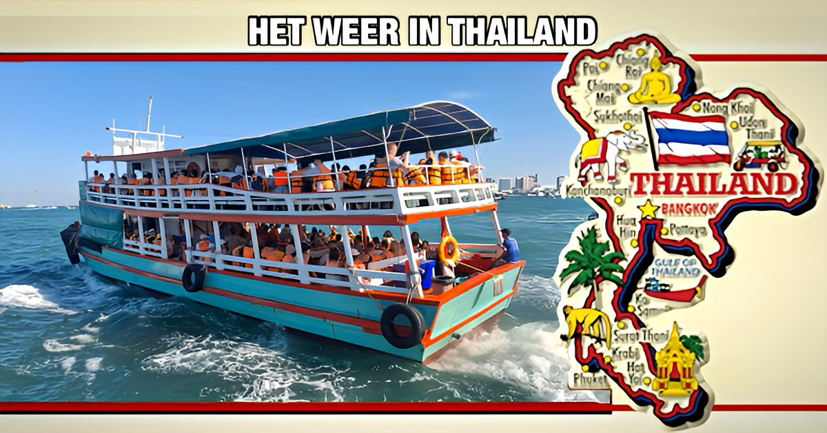 Een koel briesje in Thailand zorgt voor verkwikking, met een vleugje regen in het zuiden en golven die kabbelen aan de kust van Pattaya