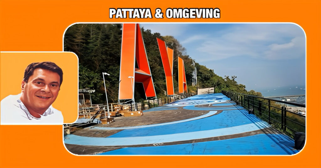 Het panoramapunt op de Pratumnak Hill in Pattaya wordt gerenoveerd, zodat het opnieuw aangenaam is om uit te kijken over de badplaats