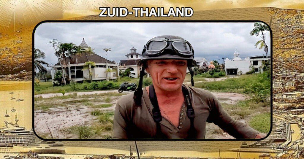 🎥 | Stedelijke ontdekkingsreiziger ontdekt verlaten dierentuin in Thailand en raakt in paniek na het gooien van een steen in een vijver