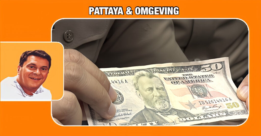 De toeristische politie heeft in Pattaya een Israëliër opgepakt voor het uitgeven van valse dollarbiljetten
