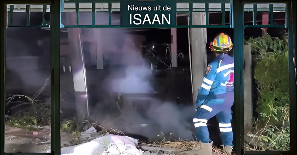 Een man in Noordoost-Thailand is geëlektrocuteerd tijdens een poging om stroomkabels van het provinciaal elektriciteitsbedrijf in Udon Thani te stelen