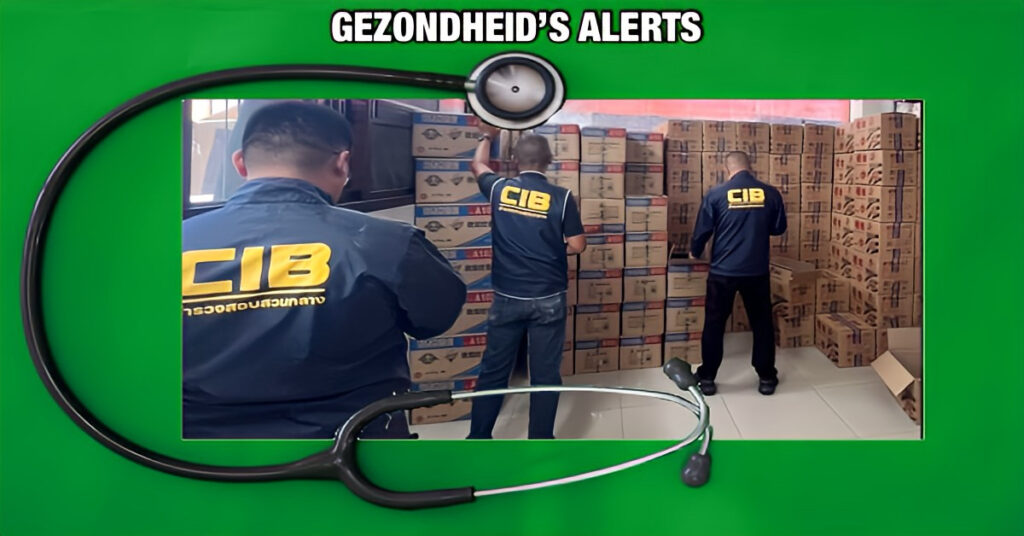 CID neemt giftige Chinese muggenspray in beslag voor een veiliger Thailand