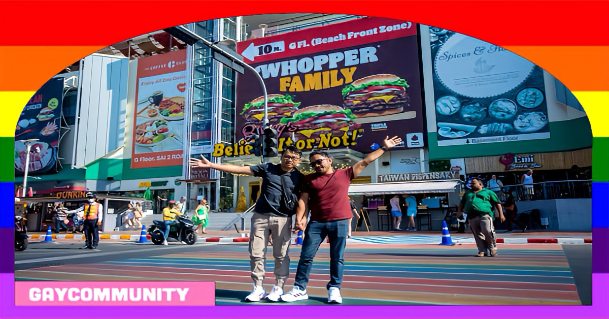 Royal Garden Plaza in Pattaya organiseert op 14 februari 2025 een LGBTQ+-huwelijksfeest ter gelegenheid van de nieuwe wet op het homohuwelijk in Thailand.