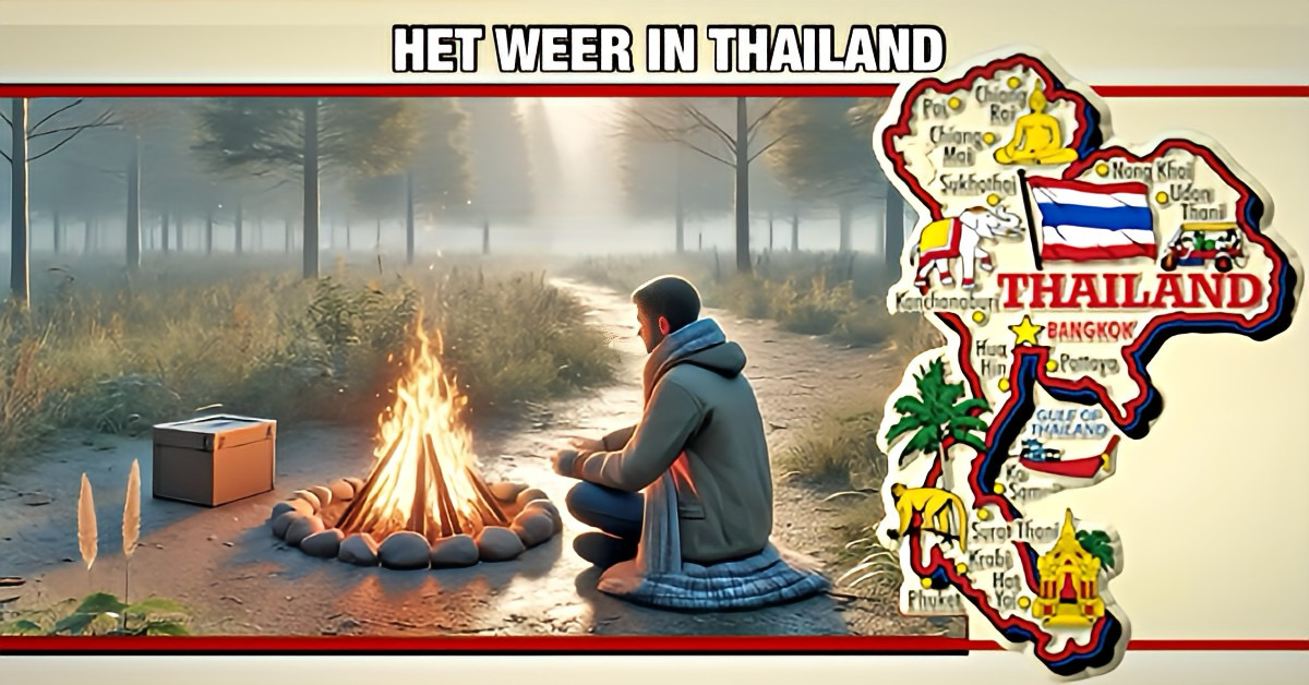 Goedemorgen, Thailand! Hier is het weerbericht van uw weerbeer Olleke Bolleke voor de komende 7 dagen!
